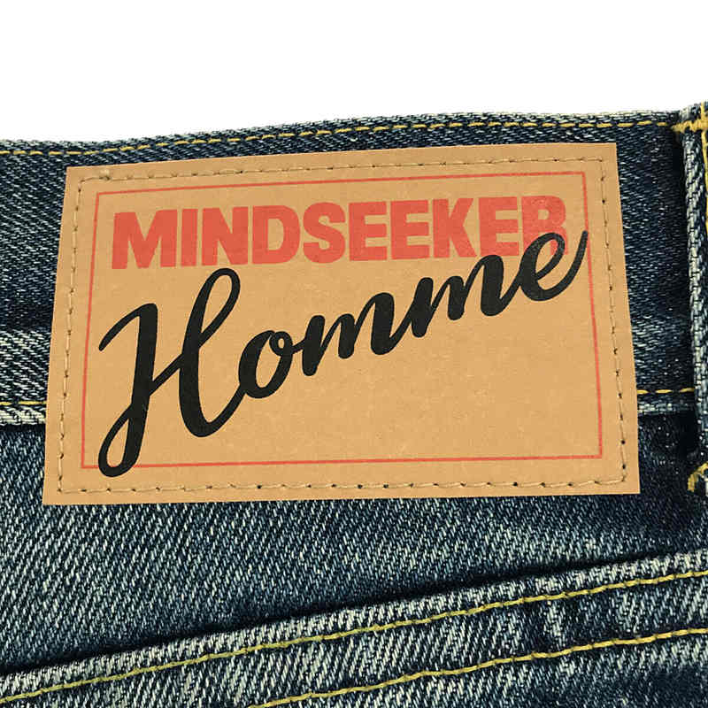 MINDSEEKER / マインドシーカー TICKET PATCH CRASH DENIM チケットパッチ クラッシュデニムパンツ