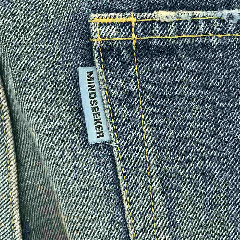 MINDSEEKER / マインドシーカー TICKET PATCH CRASH DENIM チケットパッチ クラッシュデニムパンツ