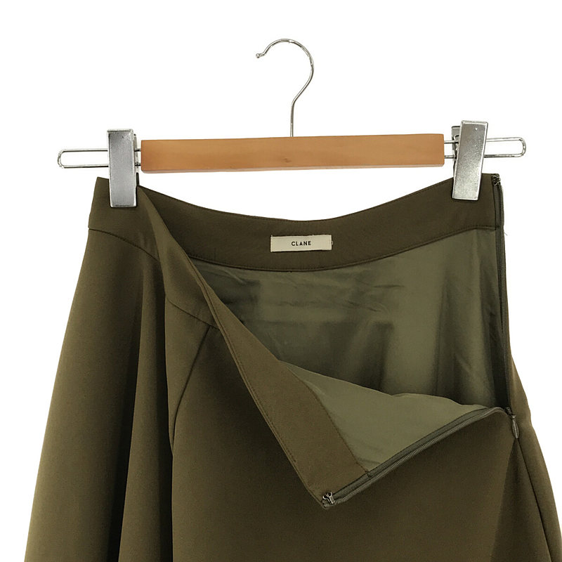 clane DOUBLE CROSS CIRCULAR SKIRT