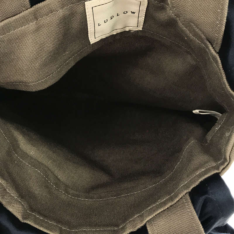 LUDLOW / ラドロー キャンバス サテン ミニトートバッグ