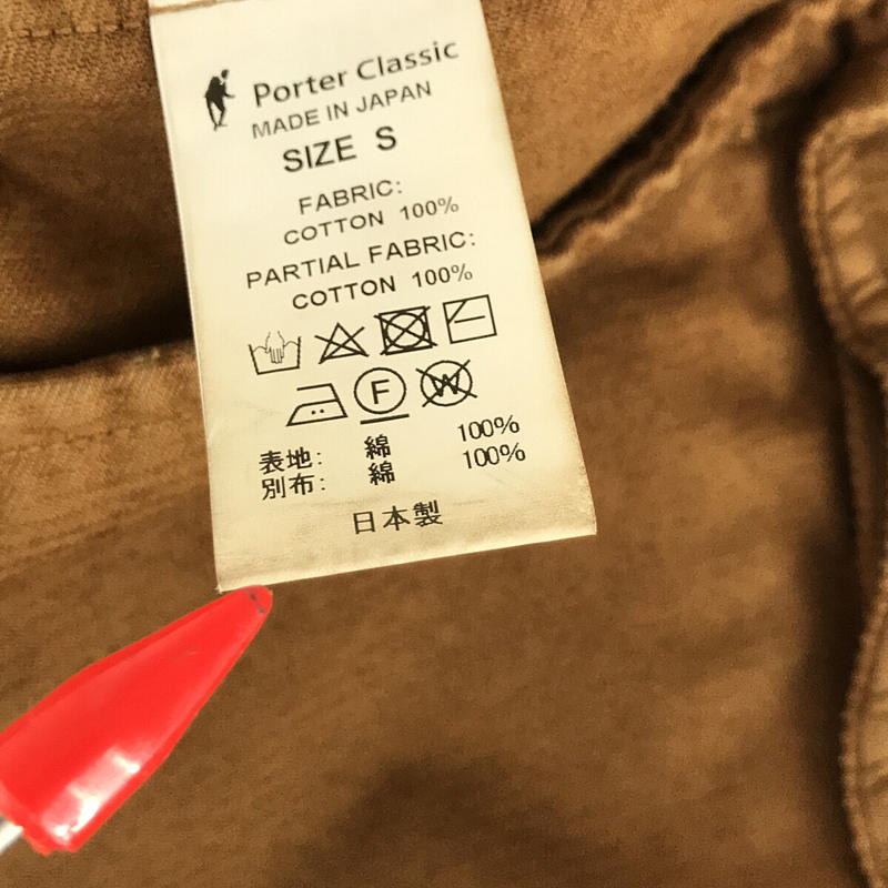 PORTER CLASSIC / ポータークラシック CORDUROY CLASSIC JACKET 太畝 コーデュロイ クラシック ジャケット