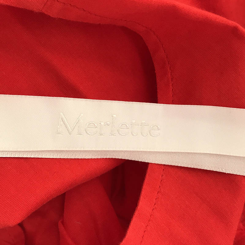 MERLETTE / マーレット SOLIMAN DRESS ソリマンドレス ティアードワンピース