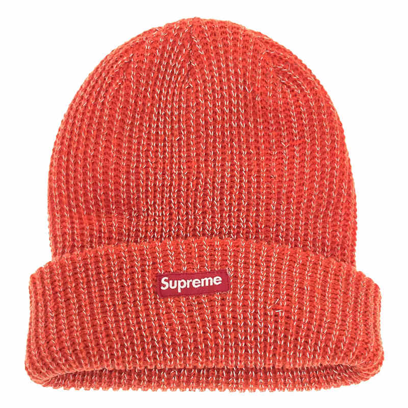 美品 supreme ビーニー ニット帽 ニットキャップ シュプリーム 半タグ