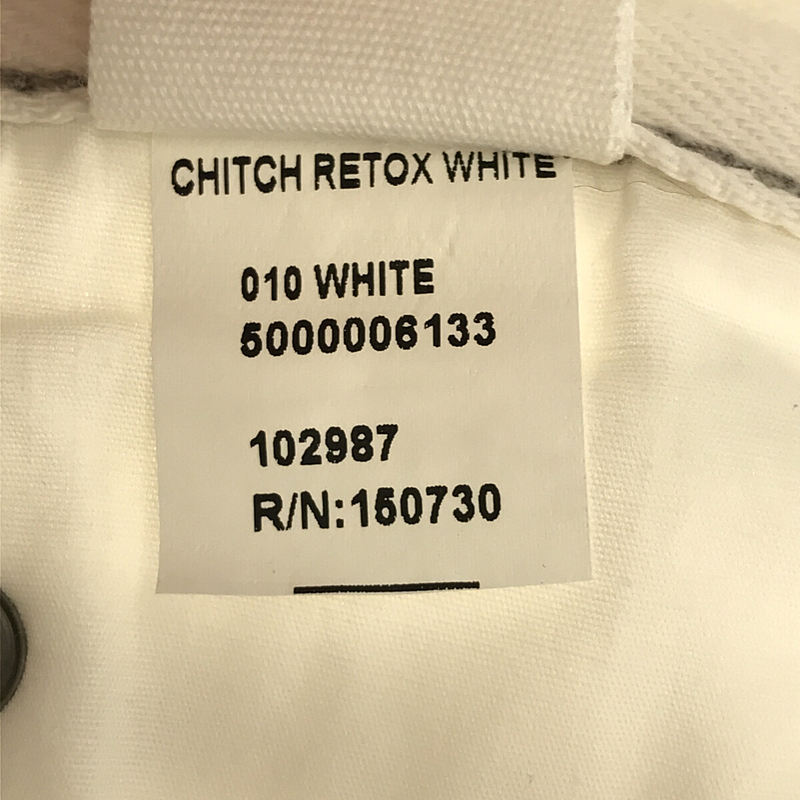 ksubi / スビ CHITCH RETOX WHITE ワッペン刺繍デニムパンツ