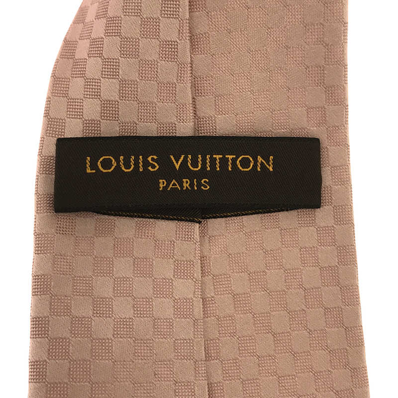 Louis Vuitton / ルイヴィトン ラヴァット ダミエ プチダミエ チェック シルク ネクタイ