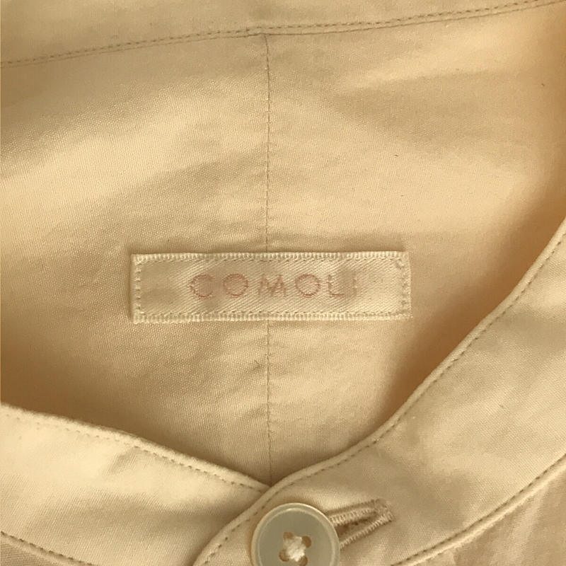 COMOLI / コモリ バンドカラーシャツ