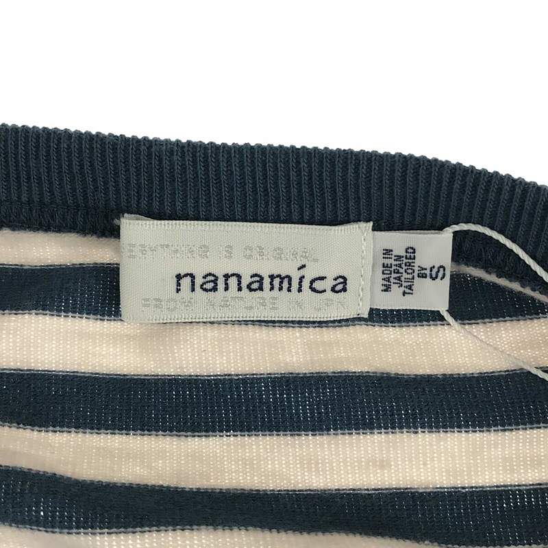 nanamica / ナナミカ COOLMAX Jersey L/S Tee クールマックスジャージーロングスリーブティー ボーダー カットソー ロンT