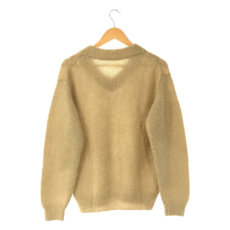 AURALEE / オーラリー BRUSHED SUPER KID MOHAIR KNIT V-NECK P/O モヘヤニット セーター
