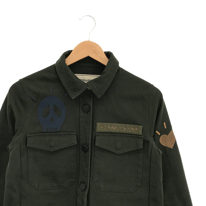 ZADIG&VOLTAIRE / ザディグ エ ヴォルテール TACKL COTON MILITAIRE BLOUSON コットン ブルゾン ジャケット