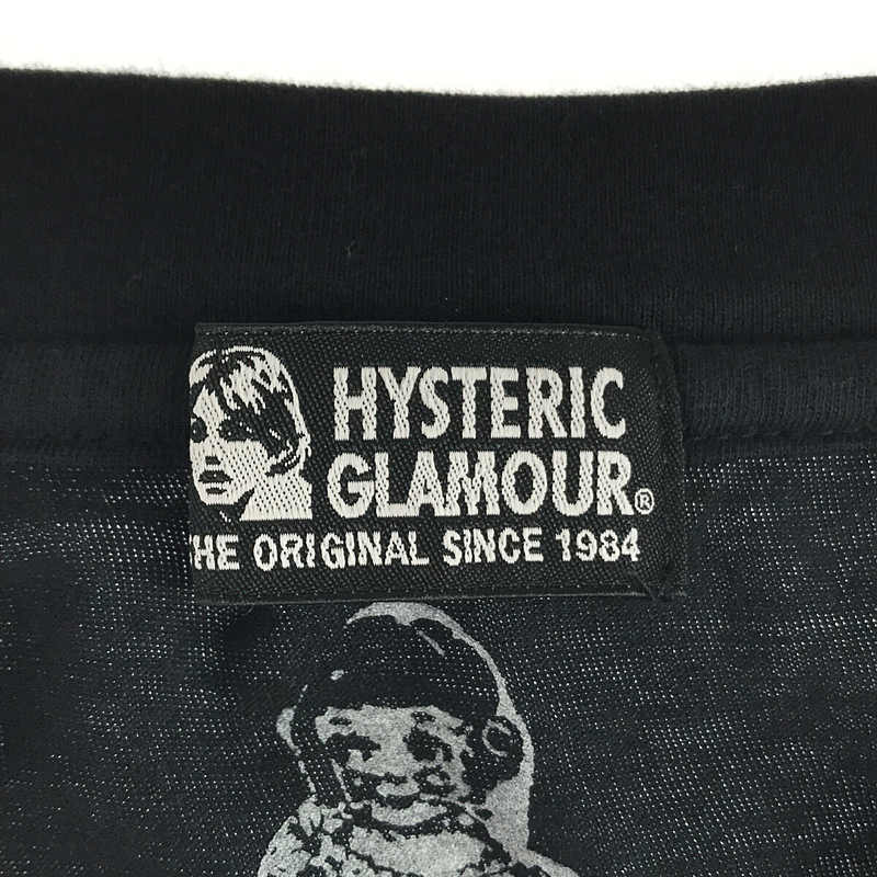 HYSTERIC GLAMOUR / ヒステリックグラマー 01173CT02 × COURTNEY LOVE コートニーラブ コラボ コットン ガール プリント ノースリーブ カットソー タンクトップ