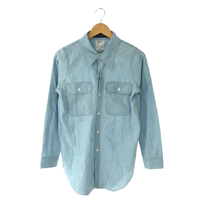 MADAME WORK SH CHAMBRAY シャンブレーシャツ