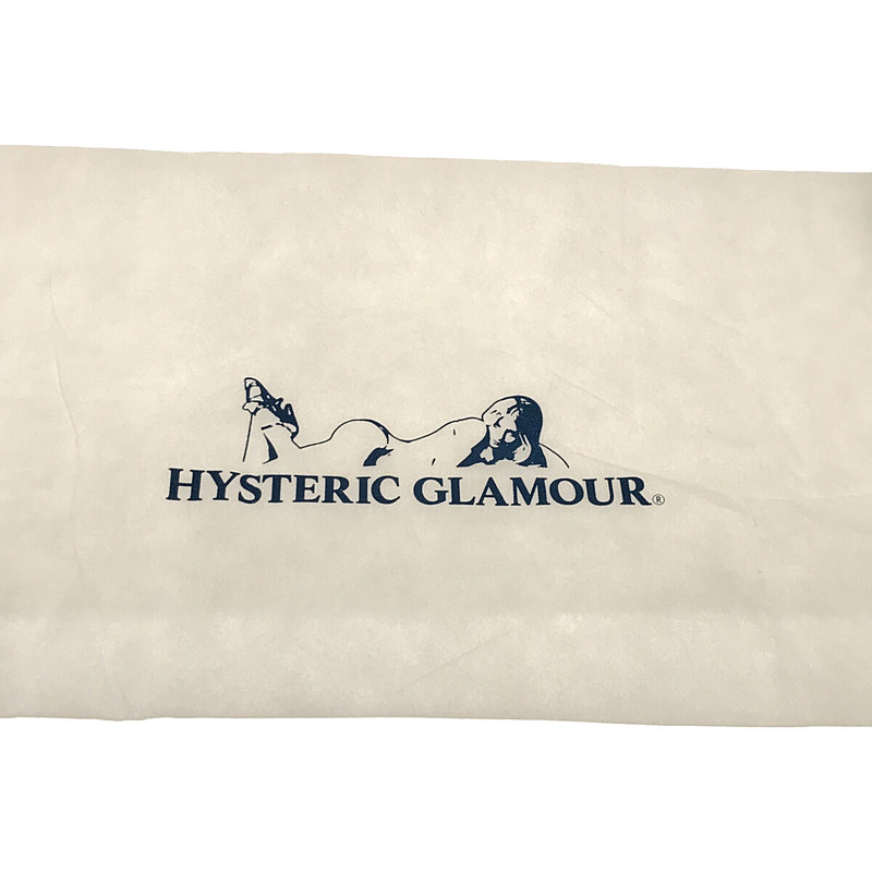 HYSTERIC GLAMOUR / ヒステリックグラマー サイドファスナー STICKER柄 リバーシブルトート バッグ ポーチ付き