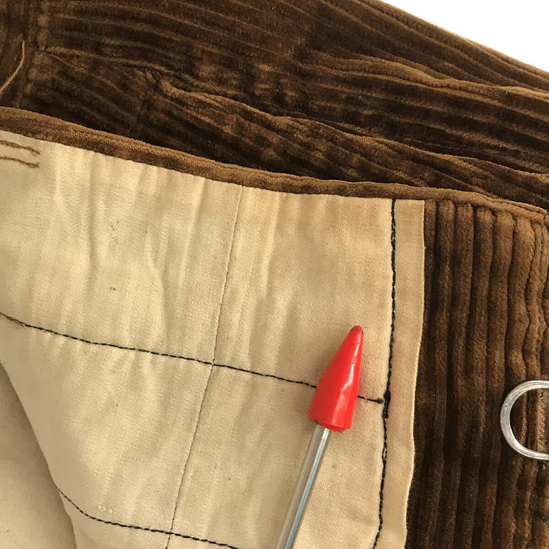 VINTAGE / ヴィンテージ 古着 French Corduroy Pants フレンチワーク 太畝 コーデュロイ ワイド パンツ