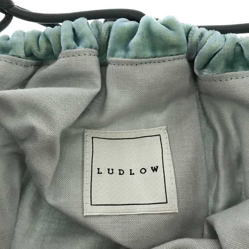 LUDLOW / ラドロー ベロアメッシュバッグ