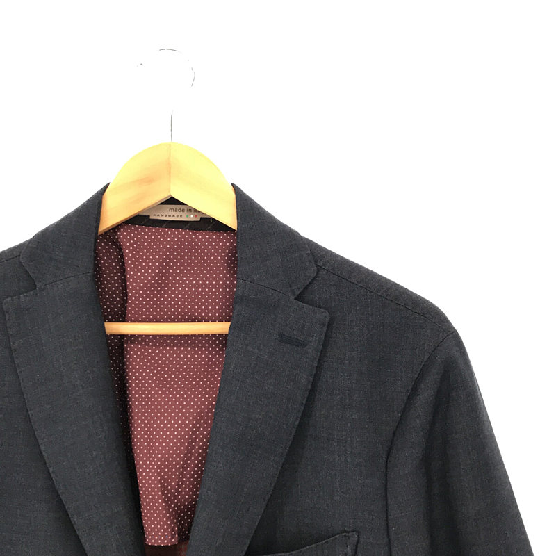 その他 イタリア製 シングルブレスト テーラードジャケット