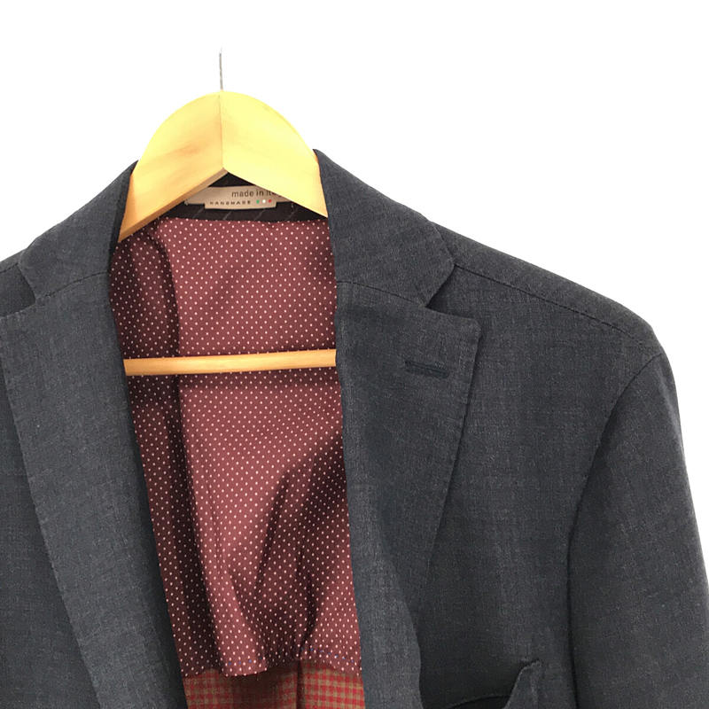 その他 イタリア製 シングルブレスト テーラードジャケット