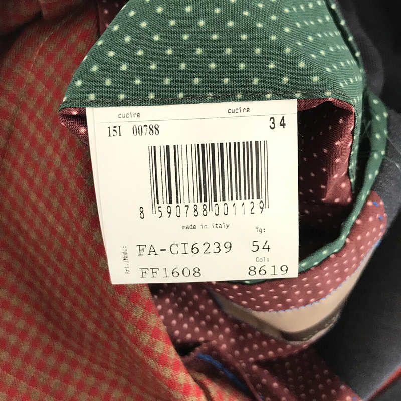 その他 イタリア製 シングルブレスト テーラードジャケット