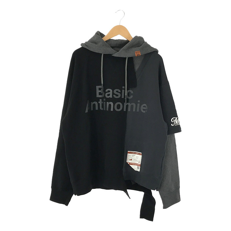 コンバインドフーディ - Combined hoodie 　スウェットパーカーMaison MIHARA YASUHIRO / メゾンミハラヤスヒロ