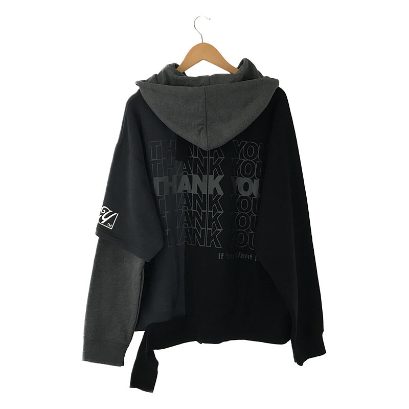 コンバインドフーディ - Combined hoodie 　スウェットパーカーMaison MIHARA YASUHIRO / メゾンミハラヤスヒロ