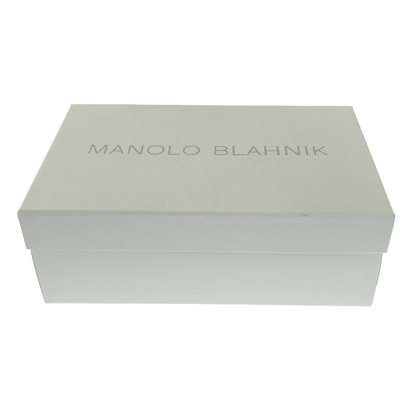 MANOLO BLAHNIK / マノロブラニク HANGISIFT ハンギシ ビジュー装飾 フラットパンプス