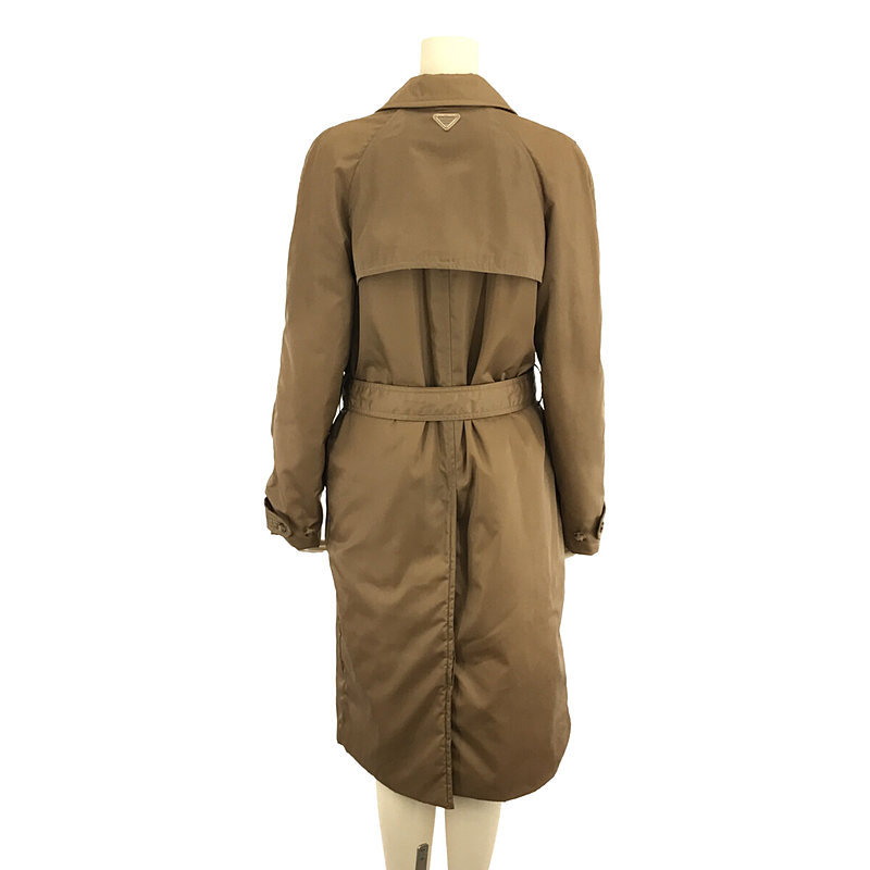PRADA / プラダ ベルト付き 中綿入り ロングトレンチコート
