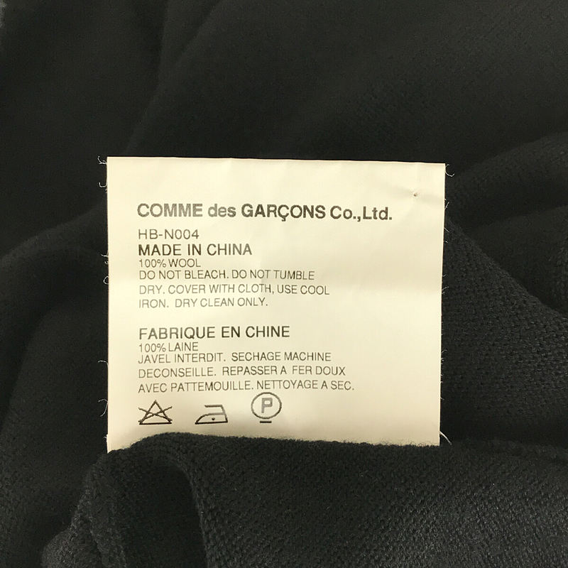 COMME des GARCONS HOMME / コムデギャルソンオム 袖アーガイル切替 Vネックニット セーター