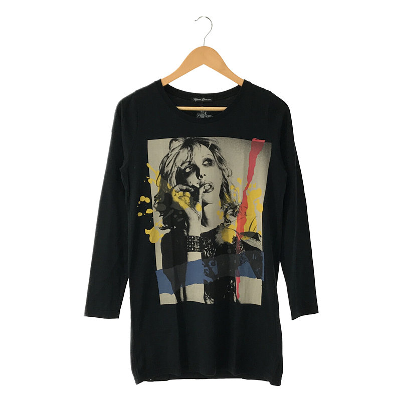 0111CL05 × COURTNEY LOVE コートニーラブ コラボ コットン ガール プリント カットソー ロンT