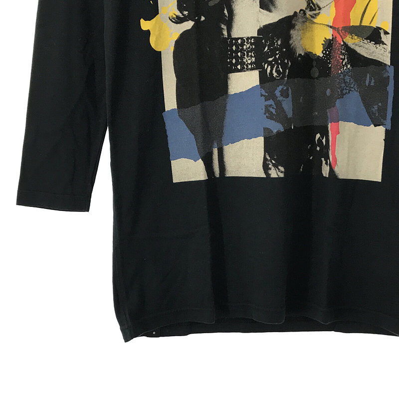 HYSTERIC GLAMOUR / ヒステリックグラマー 0111CL05 × COURTNEY LOVE コートニーラブ コラボ コットン ガール プリント カットソー ロンT