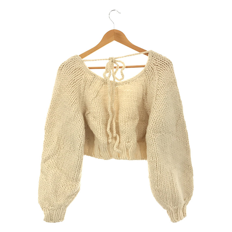 ETRE TOKYO / エトレトウキョウ オープンバックニットトップス カーディガン