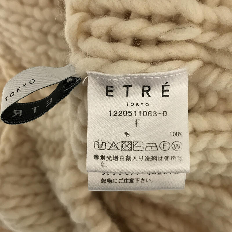 ETRE TOKYO / エトレトウキョウ オープンバックニットトップス カーディガン