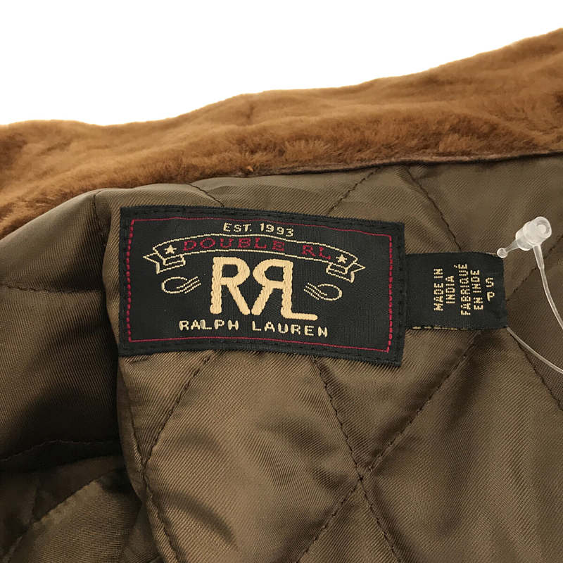 RRL / ダブルアールエル 牛革 シェアリングカラーニュースボーイ レザージャケット