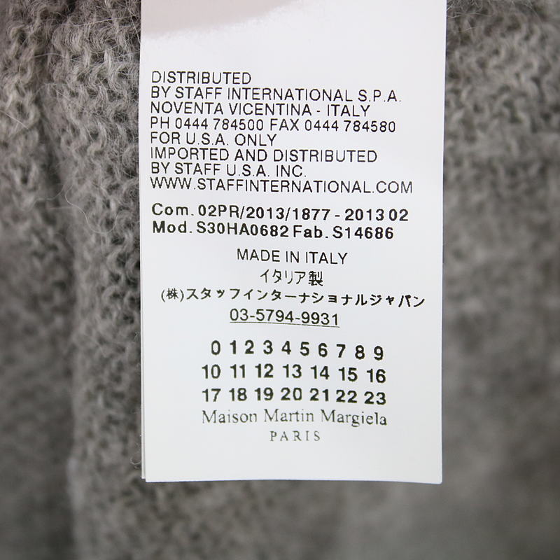 Martin Margiela / マルタンマルジェラ アルパカラウンドネックニットセーター