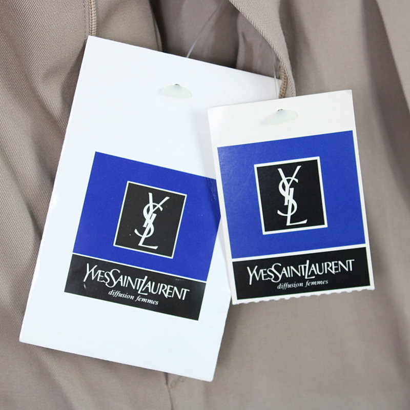 YVES SAINT LAURENT / イヴサンローラン ウールワンタックスラックスパンツ