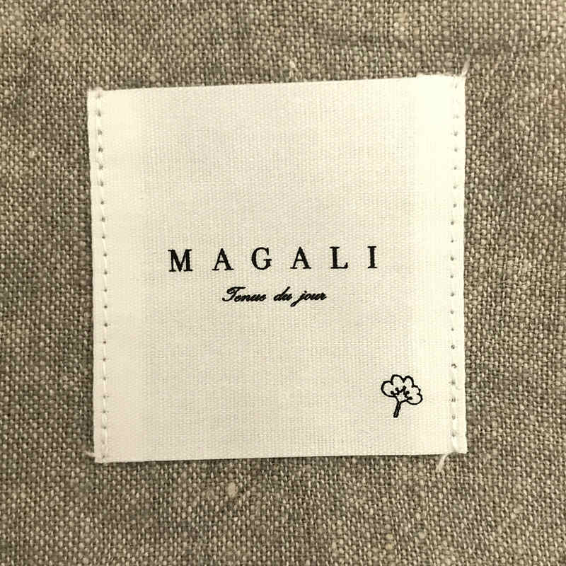 MAGALI / マガリ トリプルウォッシュリネン フラップパンツ