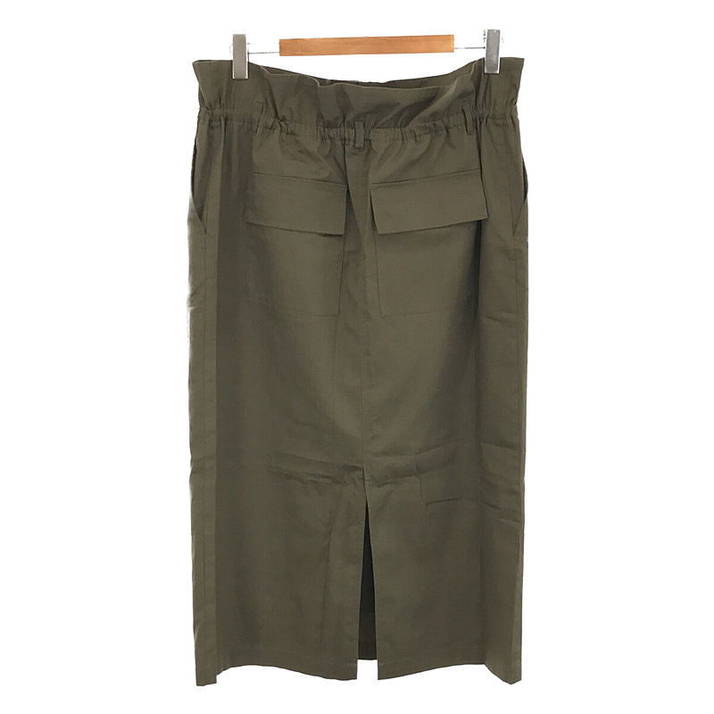 CLANE / クラネ Military Shirring Long Skirt コットン ミリタリー シャーリング スカート