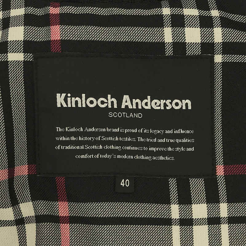 Kinloch Anderson / キンロックアンダーソン HARRINGTON JACKET スイングトップ ハリントンジャケット ブルゾン