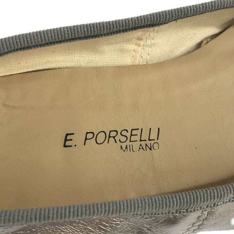 A.P.C. / アーペーセー × PORSELLI ポルセリ 別注 レザー バレエシューズ パンプス