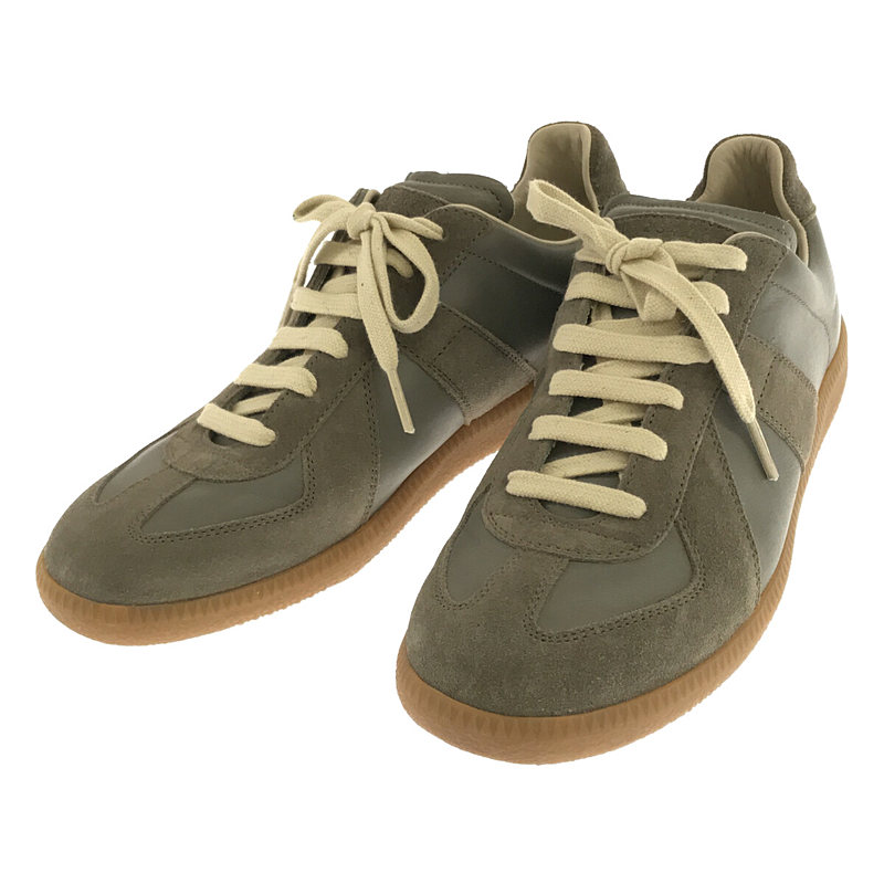 ㉒ Replica Sneakers GERMAN TRAINER レザー シューズ  保存袋有 khaki