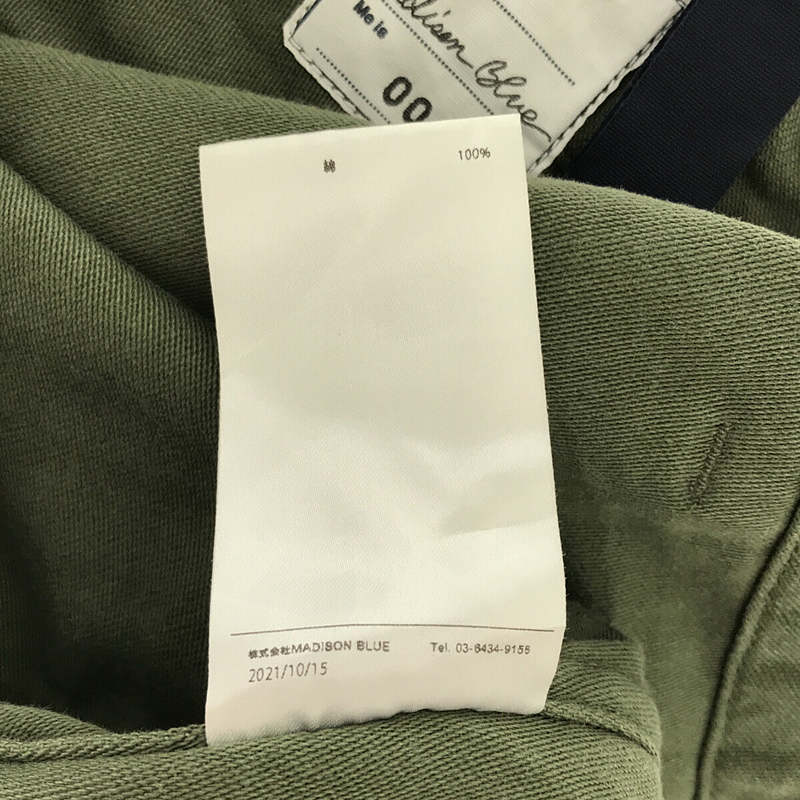 MADISON BLUE / マディソンブルー FATIGUE PANTS ミリタリー  ファティーグ ベイカー パンツ
