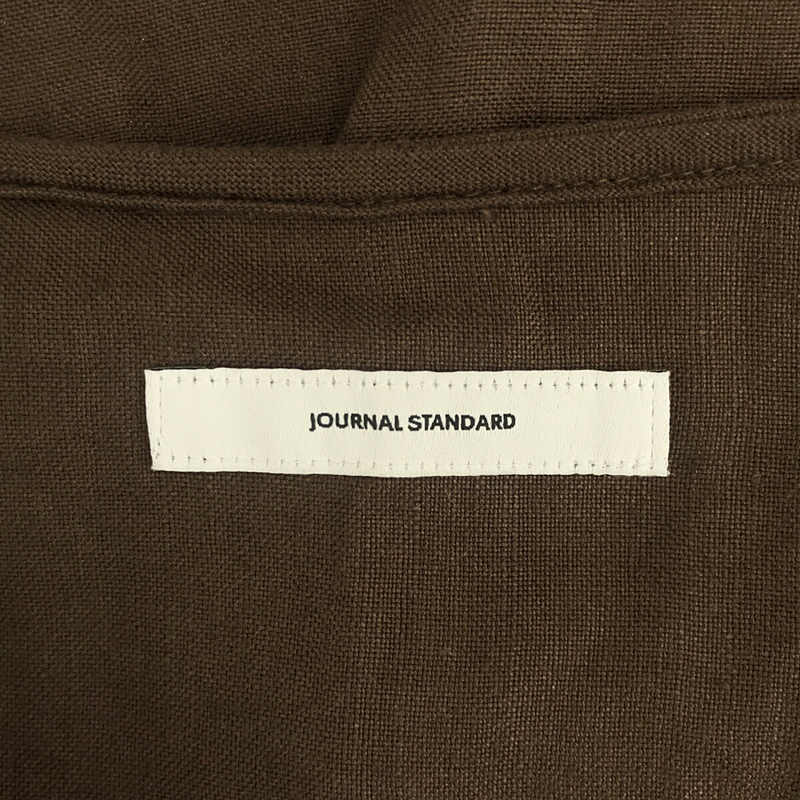 JOURNAL STANDARD / ジャーナルスタンダード レーヨン麻ノーカラーブラウス シャツ