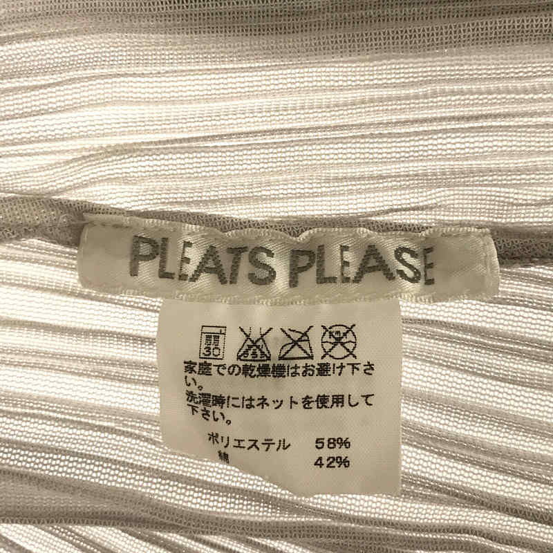 PLEATS PLEASE ISSEY MIYAKE / プリーツプリーズイッセイミヤケ プリーツ オープンカラー シャツ gray