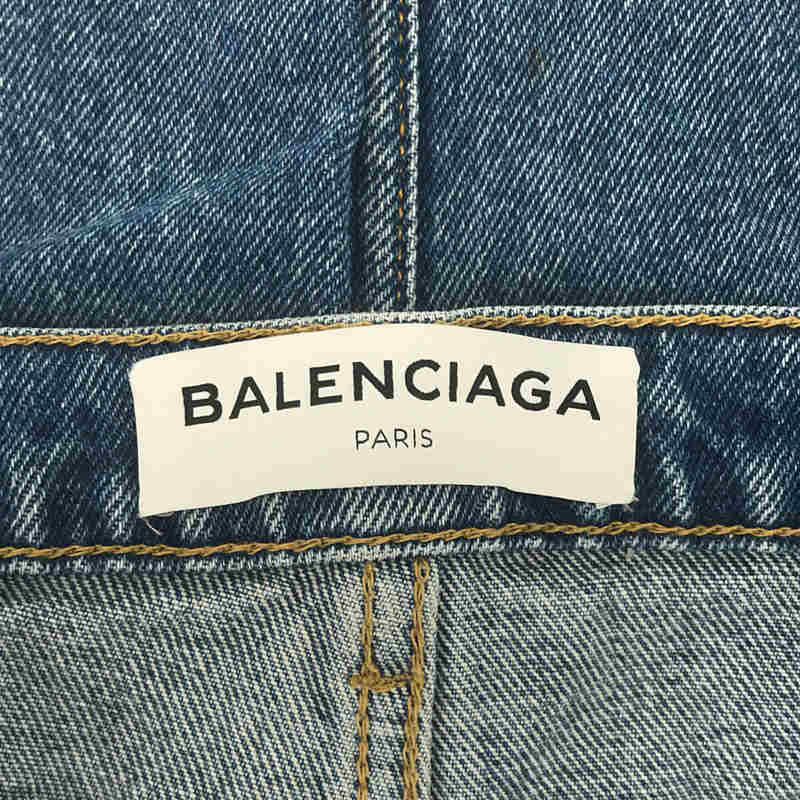 BALENCIAGA / バレンシアガ ロカビリージーンズ サイドライン クロップド デニム パンツ