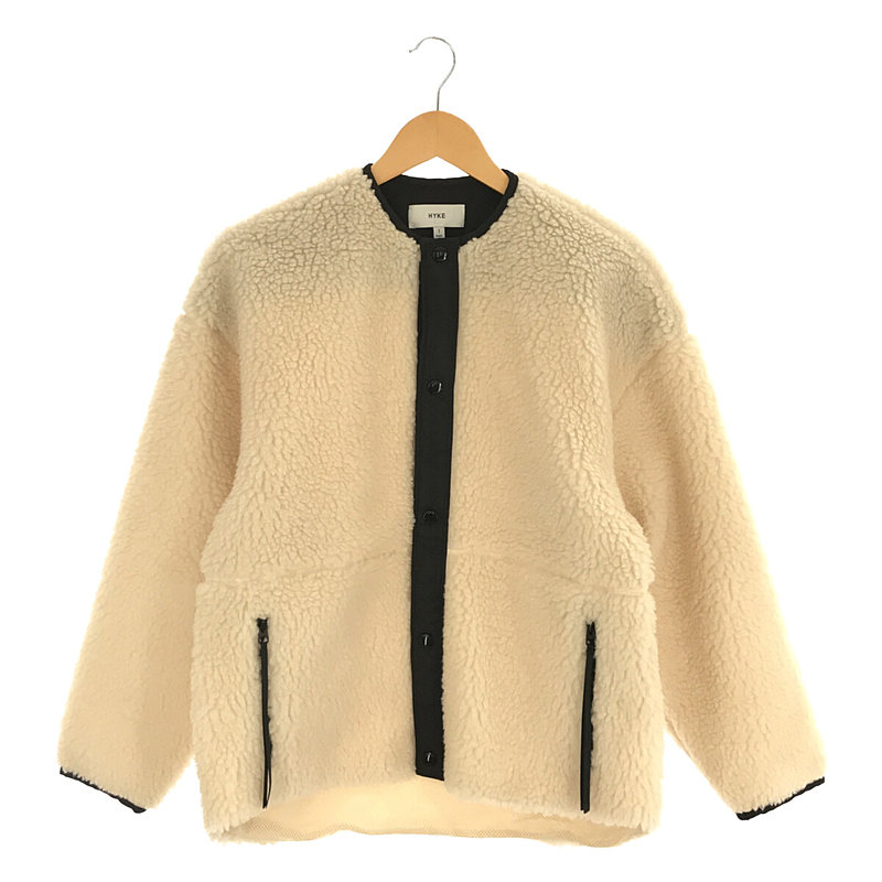 HYKE/ハイク FAUX SHEARLING JACKET ボア ジャケット mail.legalhelp