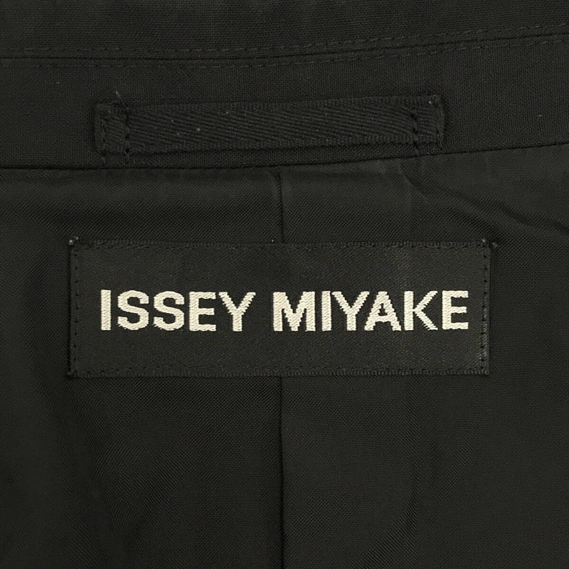 ISSEY MIYAKE MEN / イッセイミヤケメン ウールシルクギャバジン 裏地刺繍 ジャケット