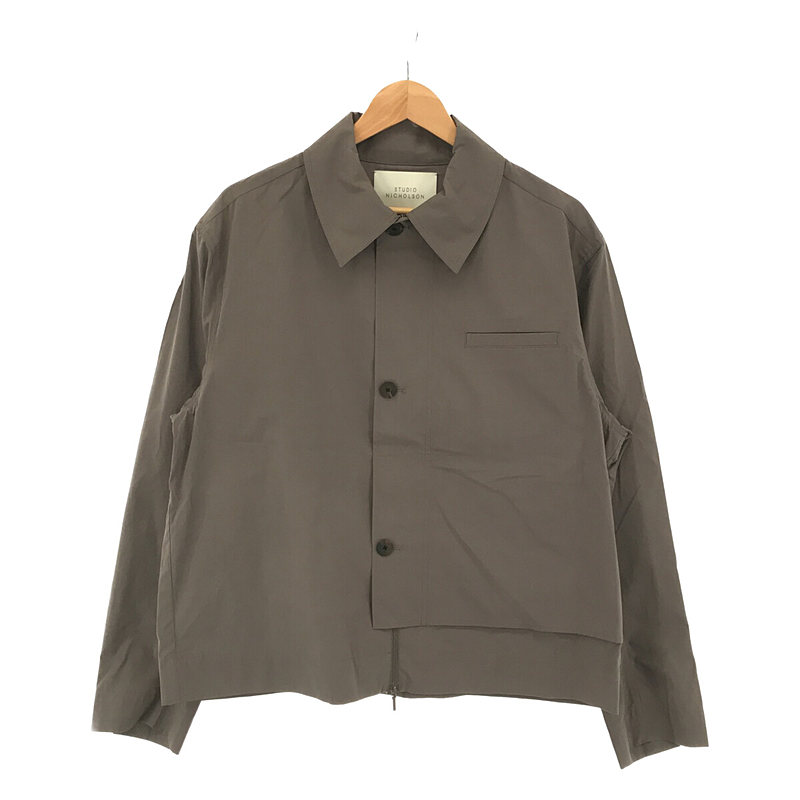 Powder Cotton Overlap Shirt シャツジャケット