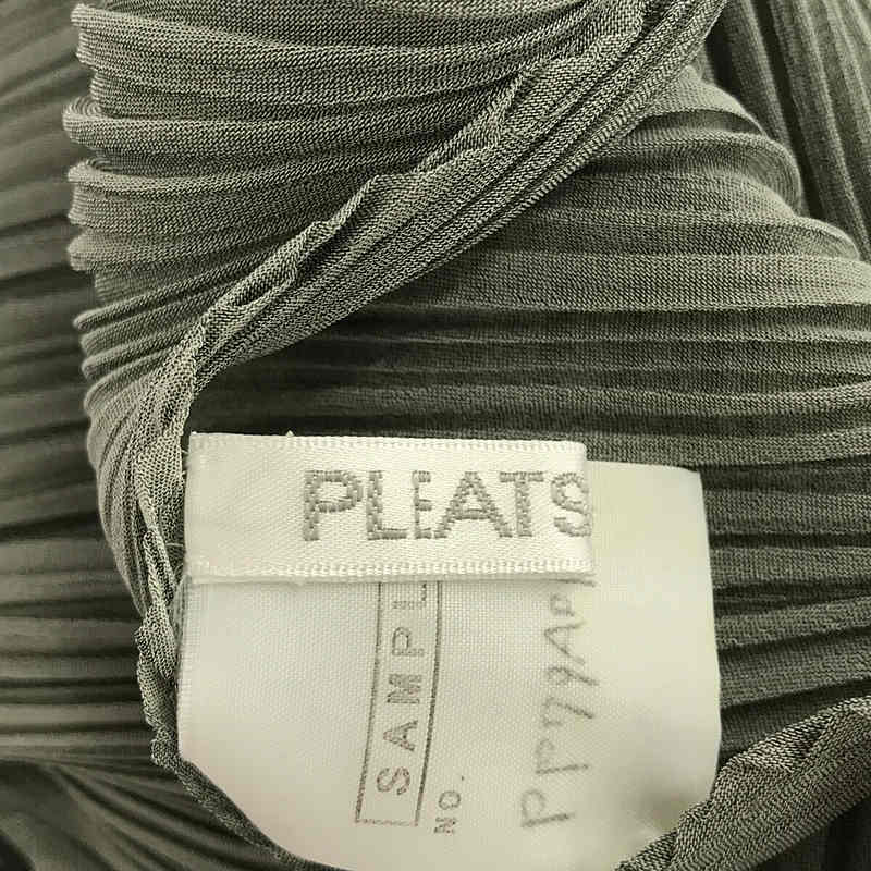 PLEATS PLEASE ISSEY MIYAKE / プリーツプリーズイッセイミヤケ 変形 プリーツ ストール スカーフ gray