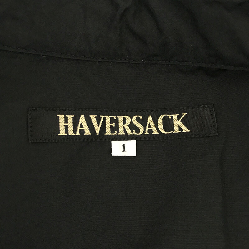 HAVERSACK / ハバーサック Aライン タック タイプライター シャツワンピース