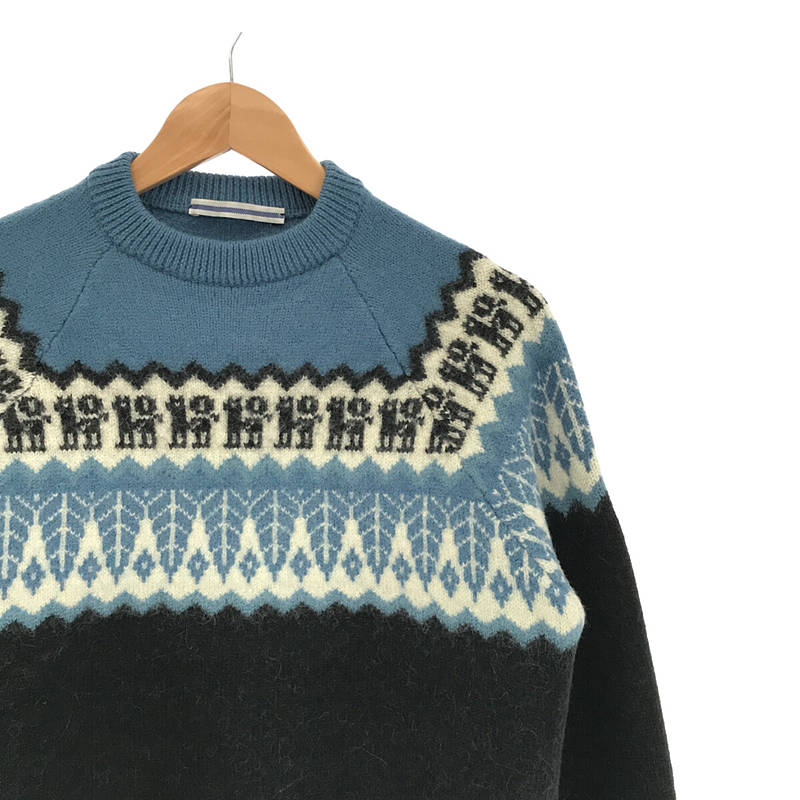 Cristaseya / クリスタセヤ Alpaca Inca Sweater アルパカ混 ウール ノルディック柄 ニット セーター