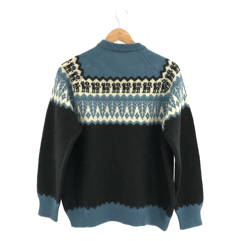 Cristaseya / クリスタセヤ Alpaca Inca Sweater アルパカ混 ウール ノルディック柄 ニット セーター