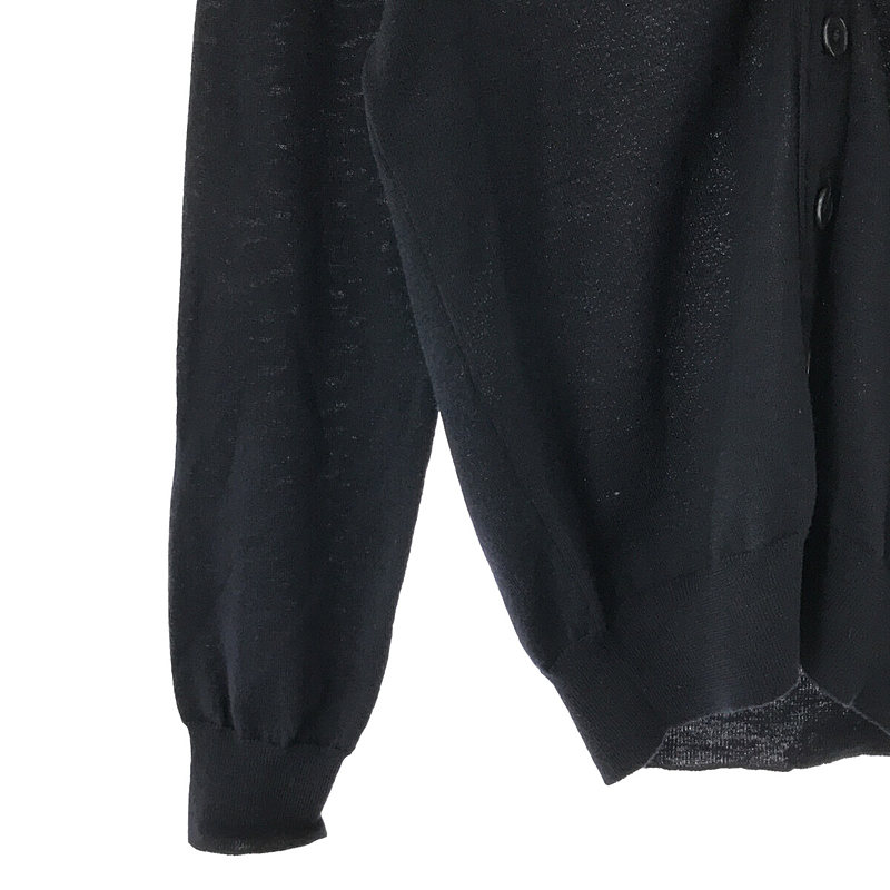 ALTEA / アルテア イタリア製 SLIM FIT スリム フィット ウール ハイゲージ Vネック カーディガン